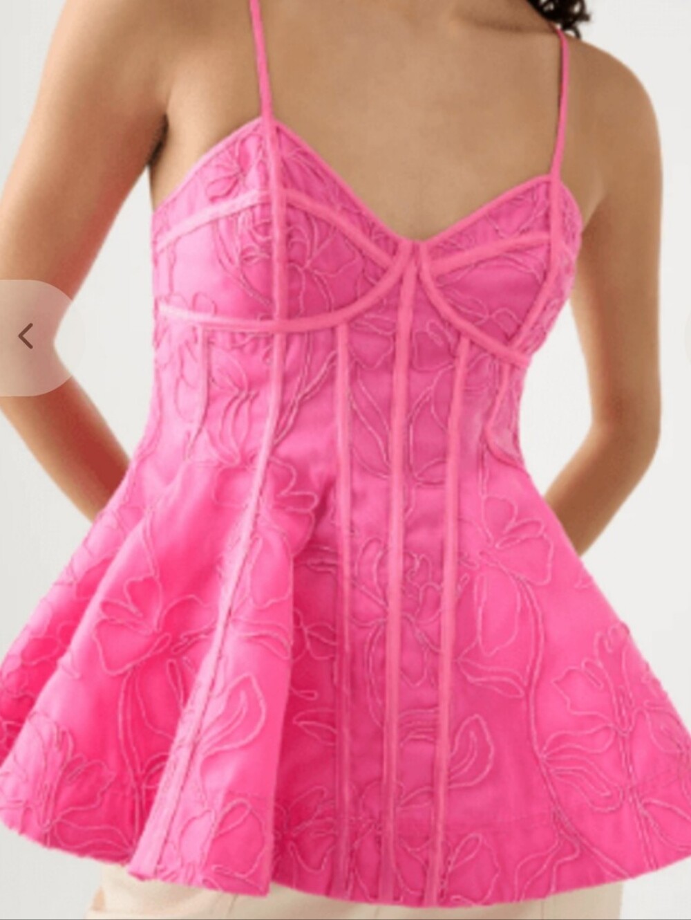 Aje Evangeline Flared Camisole